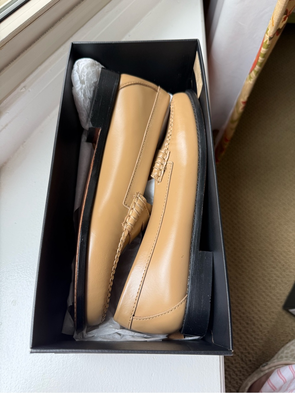 G.H. Bass & Co. Tan Leather Penny Loafers